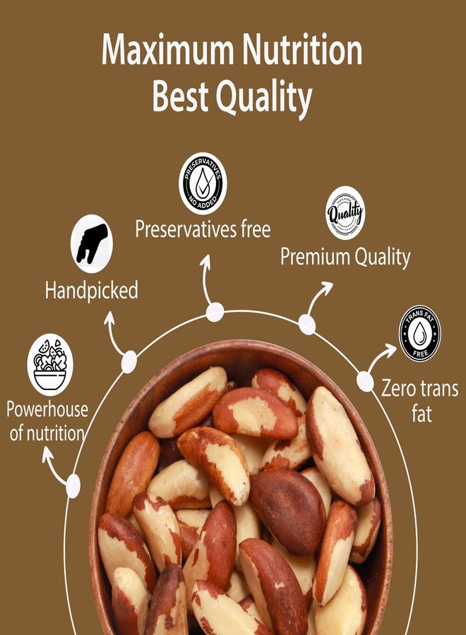 Carnival Premium Jumbo Size Brazil Nuts 250g | Whole Raw Unsalted Dry Fruits | Rich in Selenium for Immunity | Healthy Keto Snack | Vegan & Gluten-Free - Image 4