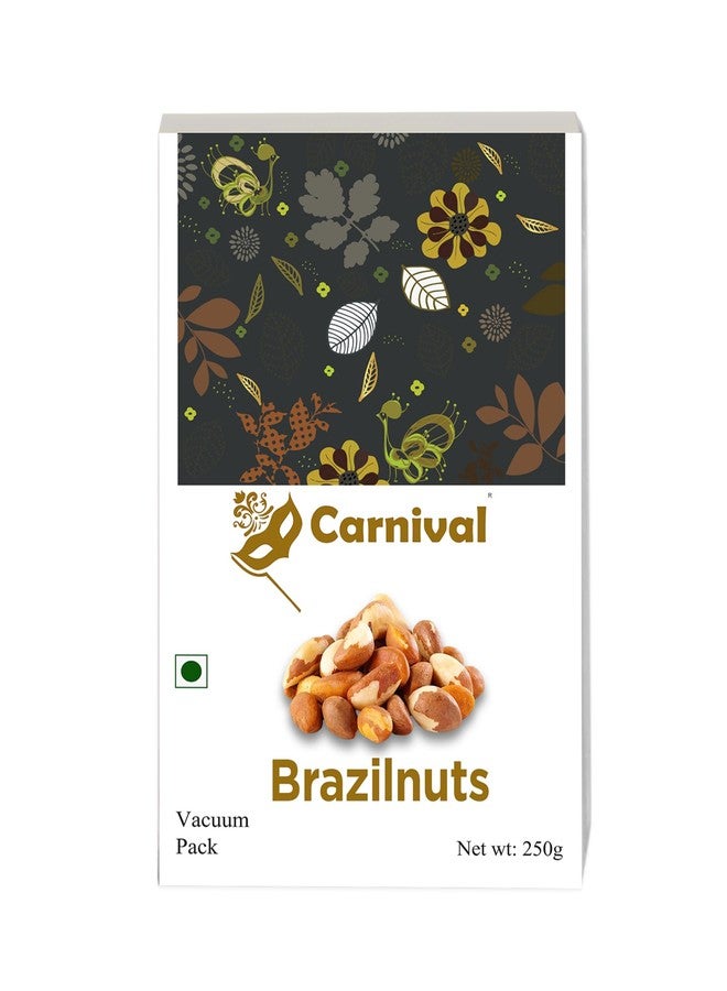 Carnival Premium Jumbo Size Brazil Nuts 250g | Whole Raw Unsalted Dry Fruits | Rich in Selenium for Immunity | Healthy Keto Snack | Vegan & Gluten-Free - Image 1