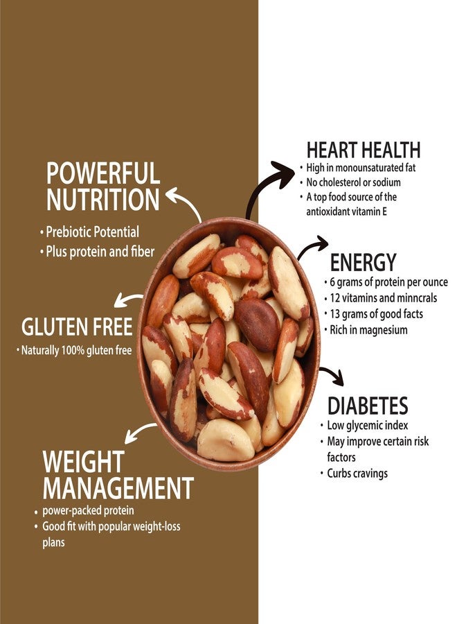 Carnival Premium Jumbo Size Brazil Nuts 250g | Whole Raw Unsalted Dry Fruits | Rich in Selenium for Immunity | Healthy Keto Snack | Vegan & Gluten-Free - Image 2