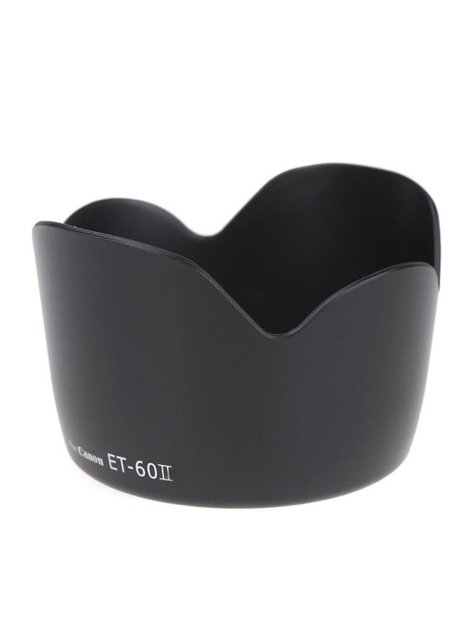 Generic Replacement Camera Lens Hood For Canon DSLR Black 
