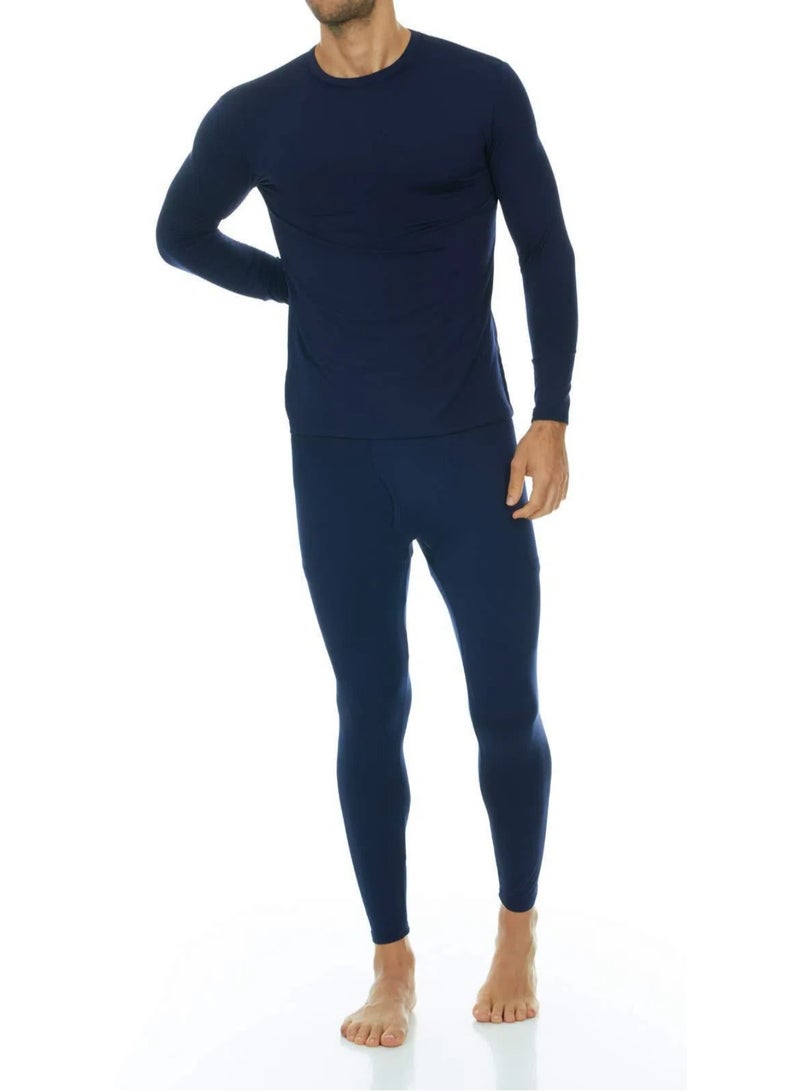 Thermal Underwear for Men Cold Weather Clothes Compression Long Sleeve Base Layers Long Underwear Snow Suit Mens Thermals Top and Bottom Set Winter Clothes - Grey  - Image 5