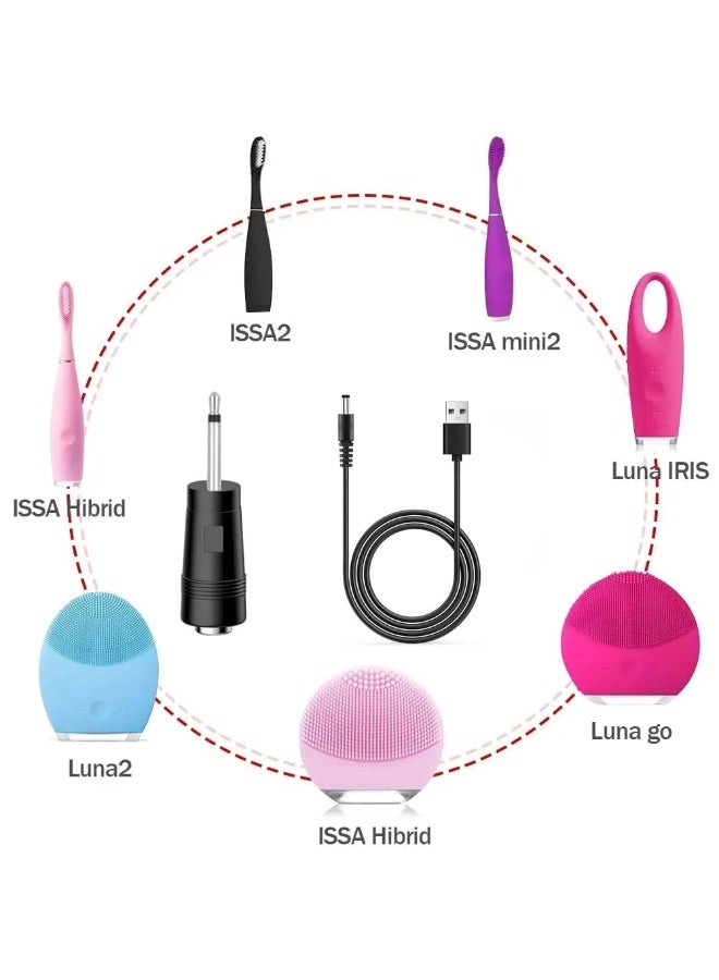 كوفوز 5V USB إلى كابل الشحن DC ، USB إلى كابل الطاقة DC ، كابل الطاقة العالمي مع 11 موصلات للألعاب سماعات الرأس مصابيح الطاولة الهواتف LED ضوء الشرائط الراوترات ، DC 5.5 × 2.1mm ، 3.3ft - Image 3
