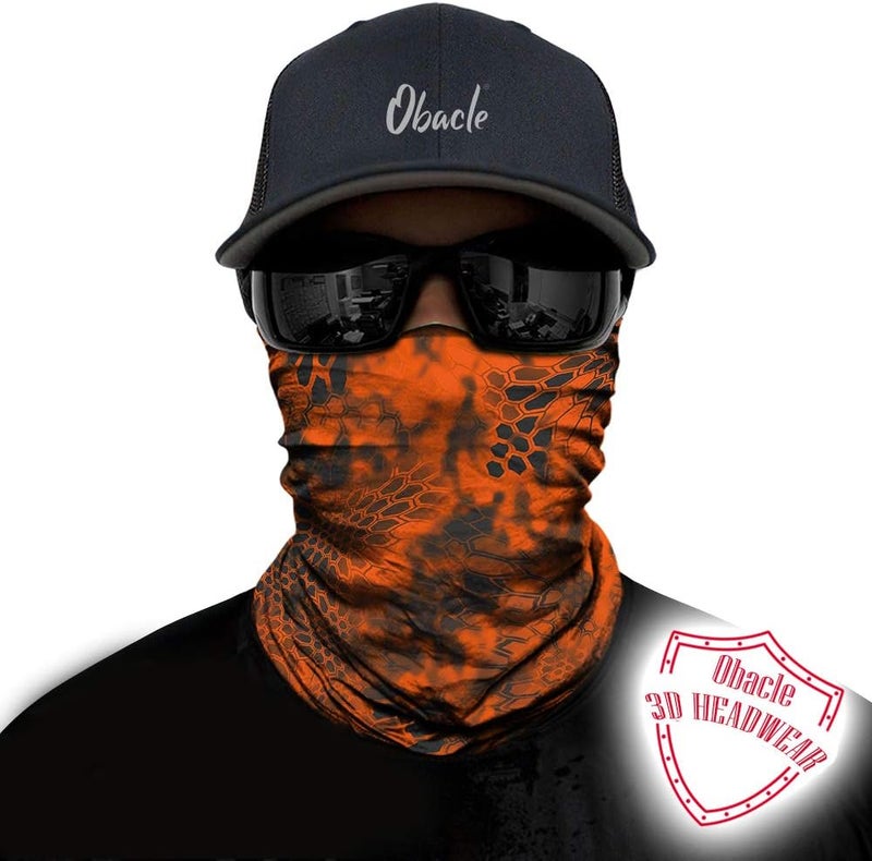Obacle Seamless Face Mask Rave Bandana Men Women for Dust Sun Wind Protection - Image 2