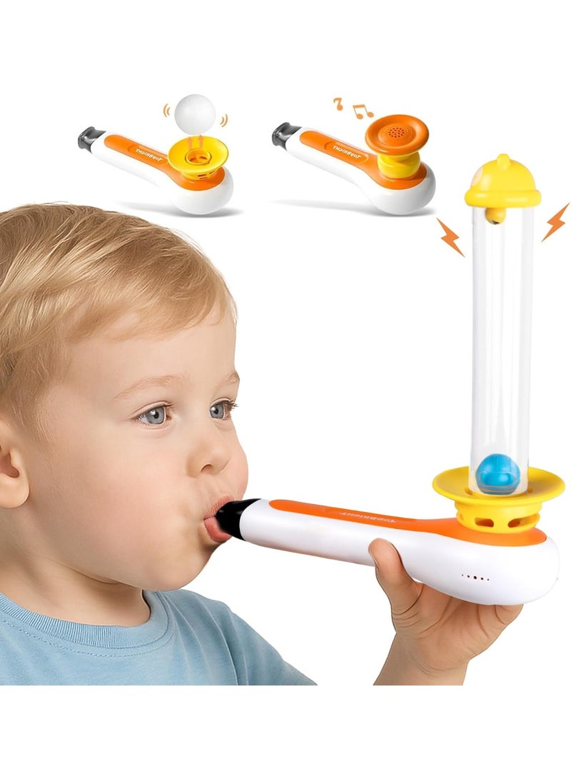 rocooart 3 in 1 Sensory Toys for Toddlers - Whistle, Ball Blowing, Floating Blow Pipe Balls - Autism Products for Children - Improve Fine Motor Skills - Great Gifts for Boys and Girls aged 3-5 - Image 1