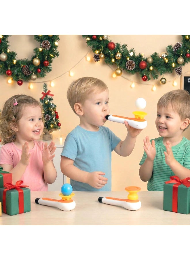 rocooart 3 in 1 Sensory Toys for Toddlers - Whistle, Ball Blowing, Floating Blow Pipe Balls - Autism Products for Children - Improve Fine Motor Skills - Great Gifts for Boys and Girls aged 3-5 - Image 4