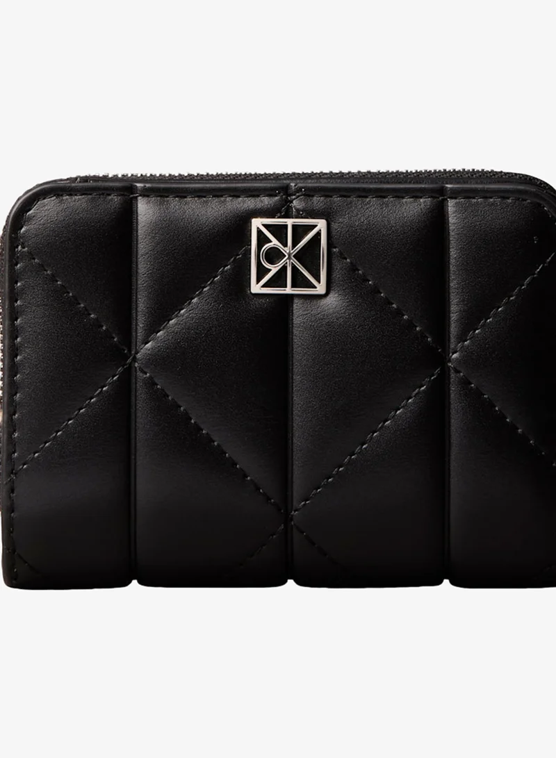 CALVIN KLEIN Quilted Zip Around Flap Wallet