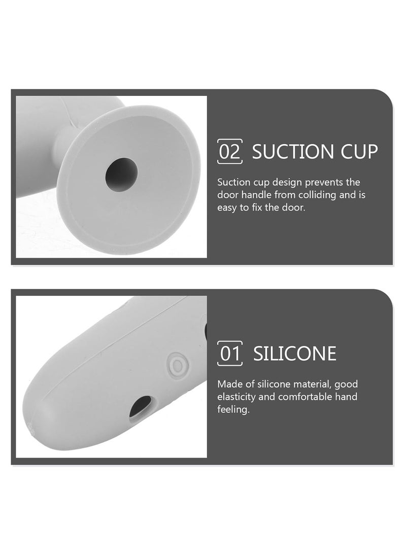 2pcs Silicone Door Handle Glove Cover Door Knob Sleeve Door Stop Wall Door Handle Sleeve -Collision Door Handle Baby Safety Equipment.  - Image 3