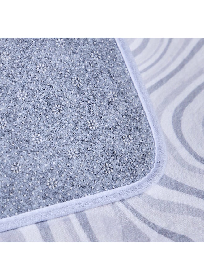 Austin Lila Foam Printed Bath Mat - 35x55 cm