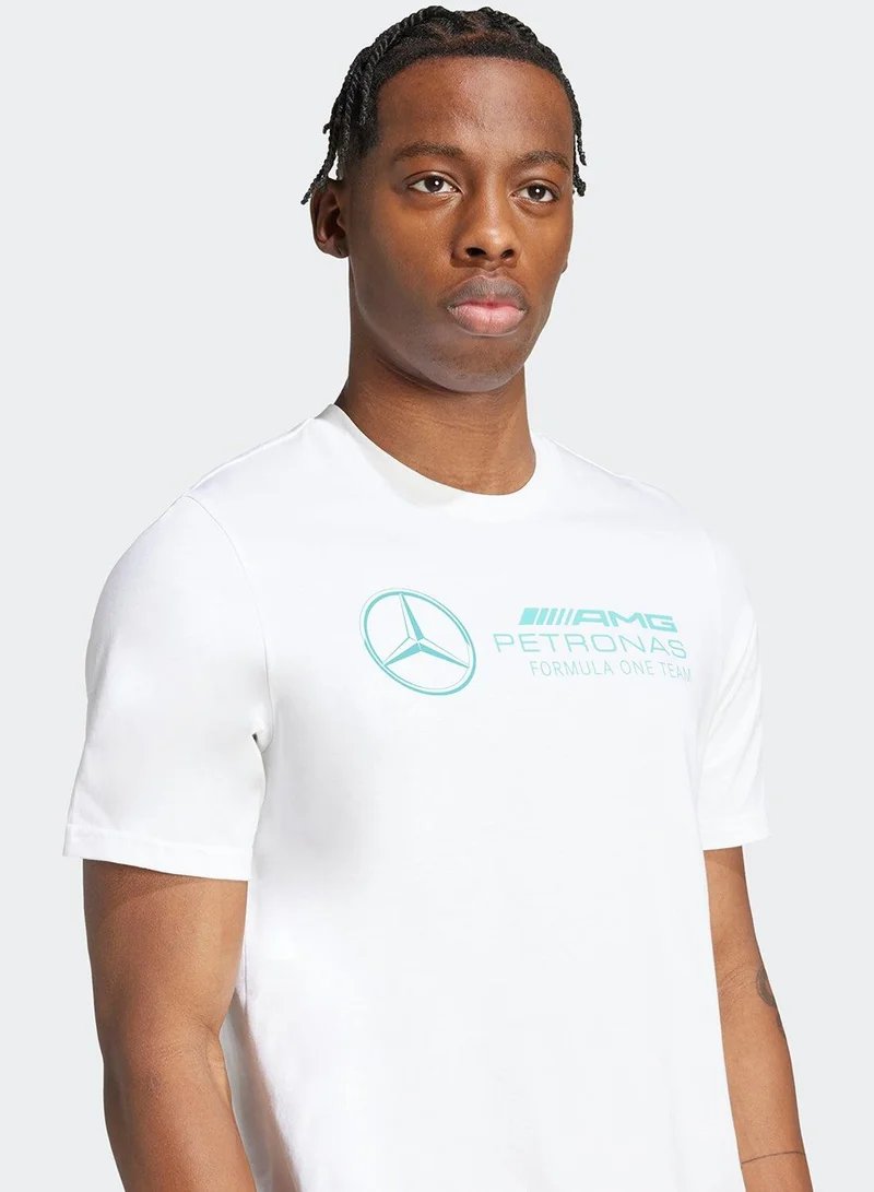 Adidas Mer Dna Gftee M White Motorsport T-Shirts For Men XS