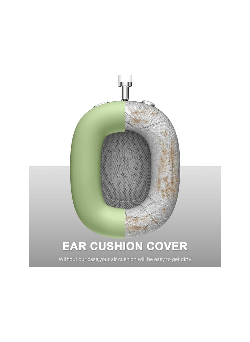 Generic - Silicone Case Cover for AirPods Max Case, Anti-Scratch Ear Pad Case Cover/Ear Cups Cover/Headband Cover for AirPods Max,Accessories Protector for Apple AirPods Max - Image 1