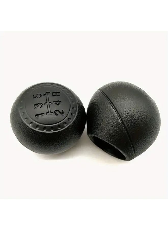 Black 5 Speed 6 Speed Gear Shift Knob with Gear Return Spring Fits FIAT Punto 188 1999 2012 - Image 2
