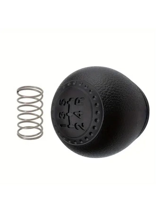Black 5 Speed 6 Speed Gear Shift Knob with Gear Return Spring Fits FIAT Punto 188 1999 2012 - Image 3