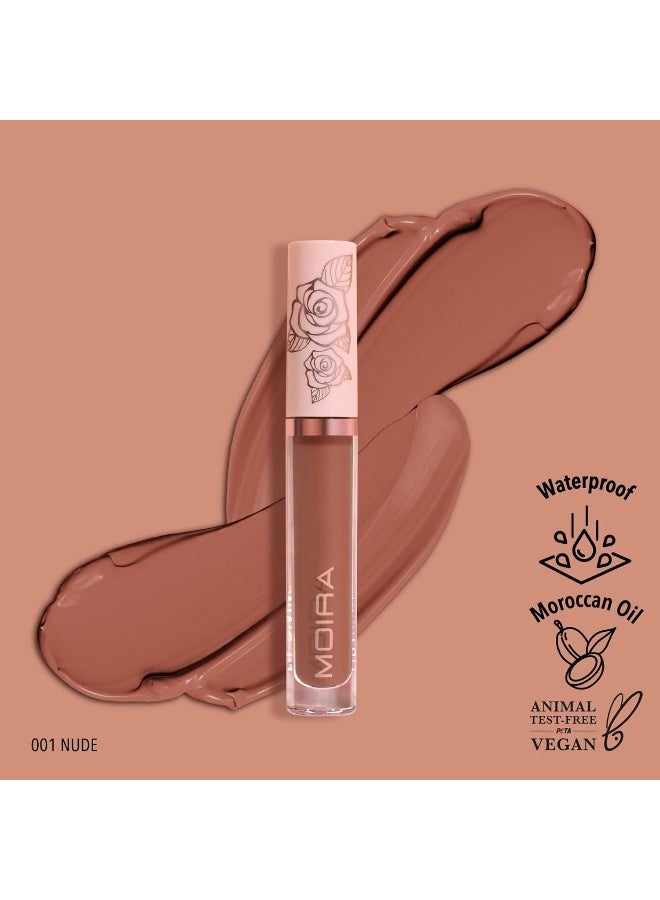 moira Lip Divine Liquid Lipstick (001, Nude) - Image 2