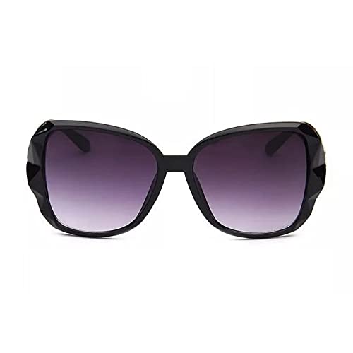 Dervin UV Protected Han Edition Designer Oversized Sunglasses for Women (Black) - Pack of 1 - Image 2