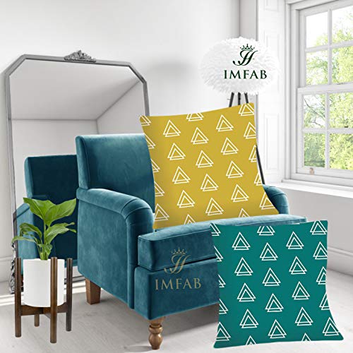 IM FAB IMFAB Digital Printed Canvas Cotton Cushion Covers 24X24 inches (Set of 2 pcs) - Image 1