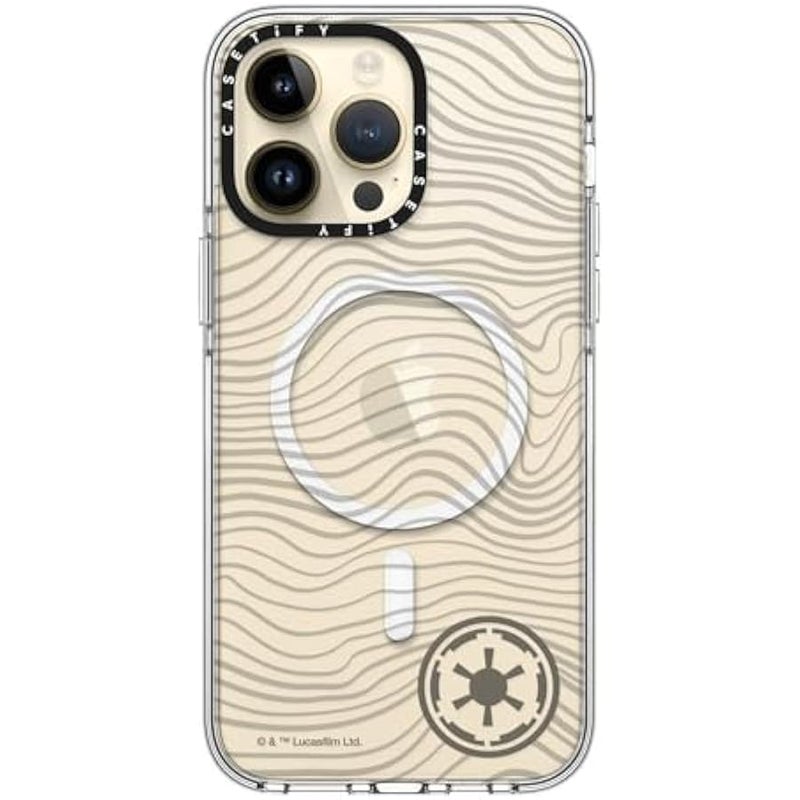 Casetify Clear iPhone 14 Pro Max Case 【Mandalorian Co-Lab/Not Yellowing / 6.6ft Drop Protection/Compatible with Magsafe】 - Beskar Ingot - Clear - Image 4