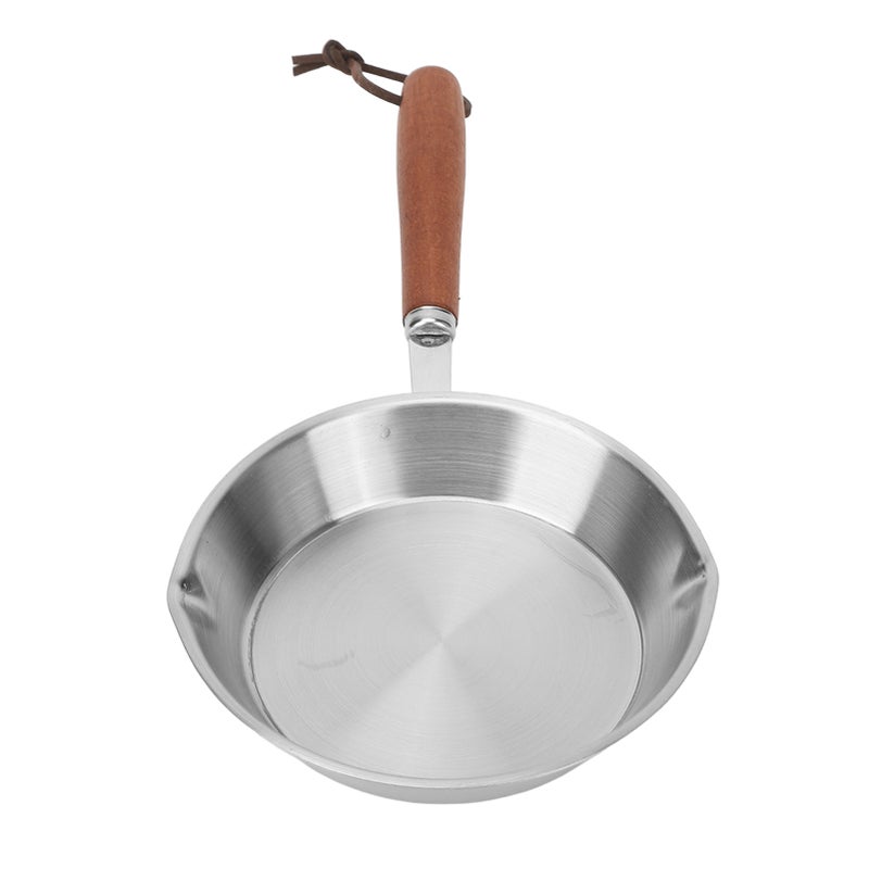 Stainless Steel Frying Pan Egg Pan Fry Pan for Household Restaurant Induction Cooker - Image 4