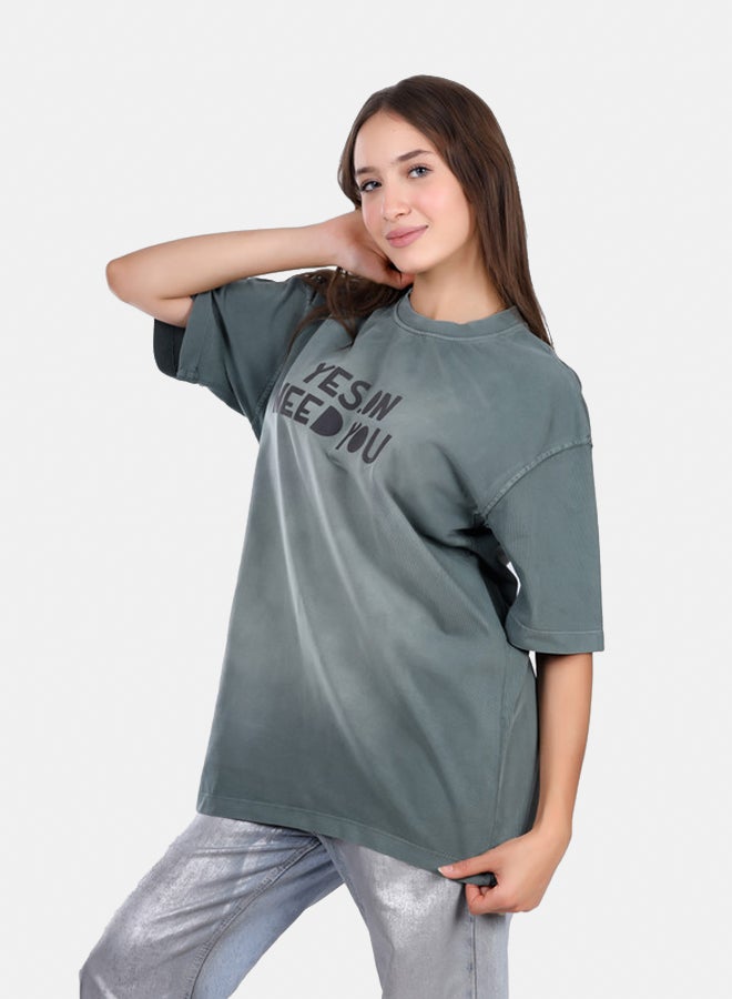 WHITE RABBIT Slip On Oversized Cotton T-Shirt  - Image 3