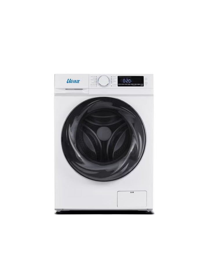 Ugine Front Load Washing Machine 11kg, Wi-Fi and Remote Control 100% Thermal Drying, Inverter, 23% Energy Saving, 11% Less Noise, White, UWMFLC11W - Image 2