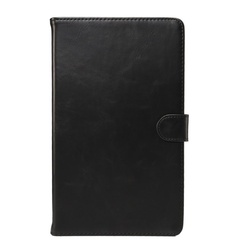Retro Crazy Horse Pattern Tab A T380 Flat Leather Case Flip Card Holder For Samsung T580 Protective Case - Image 1