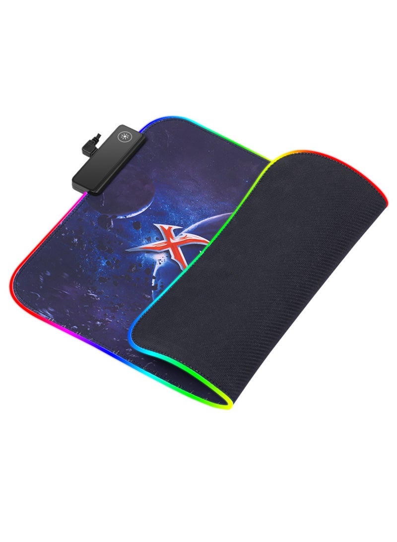 XTRIKE ME MP-207 Soft Mouse Pad With Anti Slip Base And RGB Backlighting Feature 770x295x3mm Size - Image 2