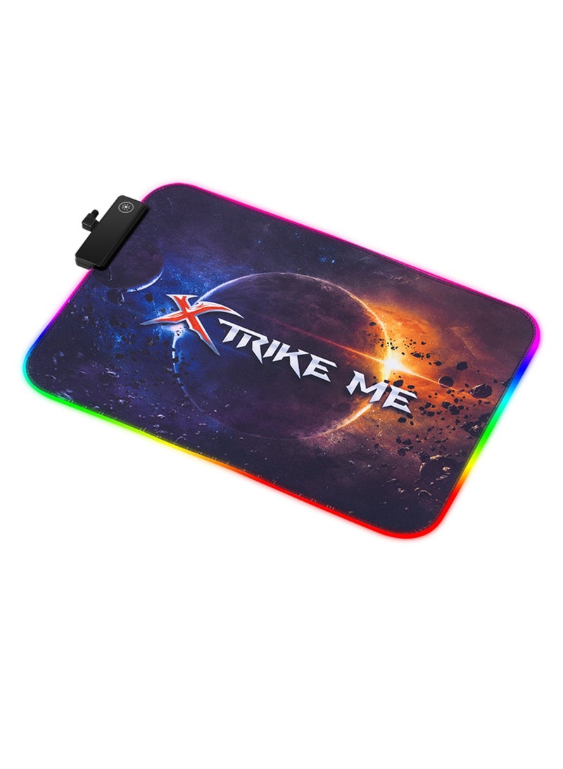 XTRIKE ME MP-207 Soft Mouse Pad With Anti Slip Base And RGB Backlighting Feature 770x295x3mm Size - Image 1
