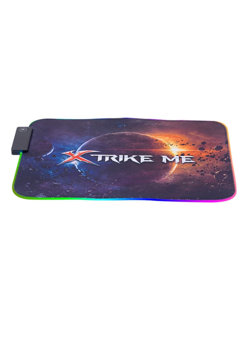 XTRIKE ME MP-207 Soft Mouse Pad With Anti Slip Base And RGB Backlighting Feature 770x295x3mm Size - Image 3