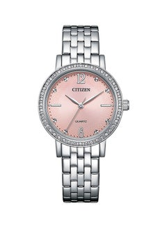 CITIZEN Women's Analog Round Shape Stainless Steel Wrist Watch EL3100-55W - 31 Mm  - Image 1