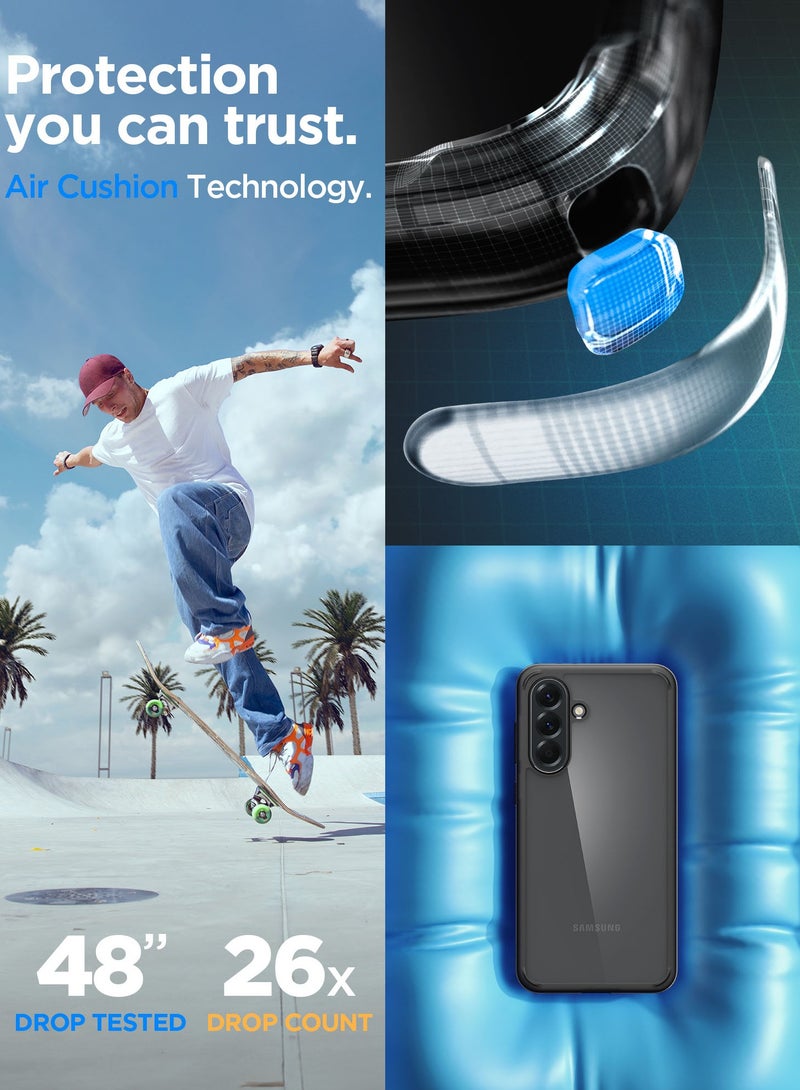 Spigen Ultra Hybrid Samsung Galaxy A56 5G Case Cover (2025) - Matte Black - Image 4