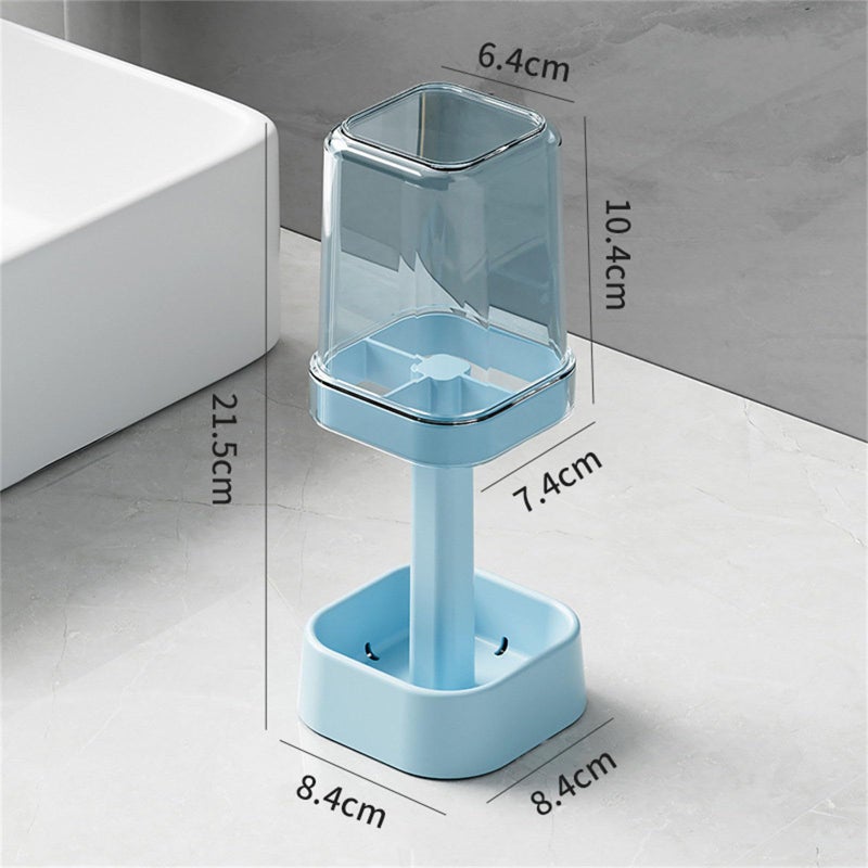Adjustable Shower Shelf Organizer With Drainage Gray Bathroom Storage Rack - Image 5
