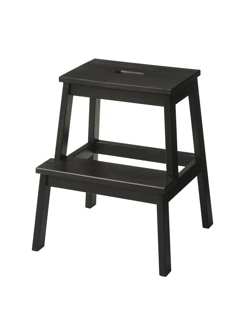 Stool - Step Stool - Solid Wood Stool Black 50 cm - pzsku/Z2597DE9406F3FD0A0594Z/45/_/1730292380/d243f284-6a9e-4346-8d27-83a2e2527773