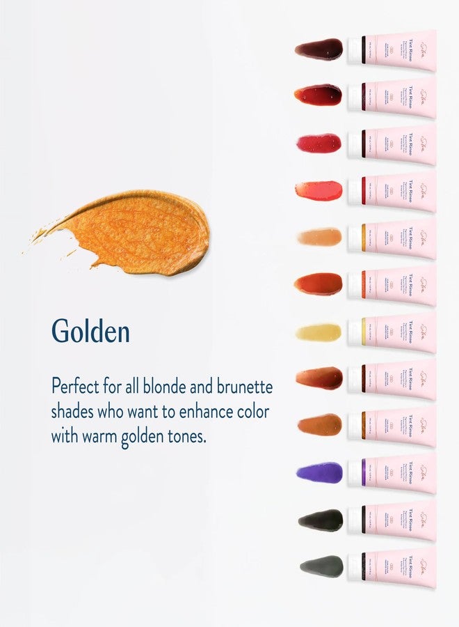 eSalon Color Depositing Hair Color Booster Treatment - Tint Rinse Hair Toner & Enhancer - Professional-Grade Mask - Apply with Shampoo & Conditioner (Golden) - Image 2