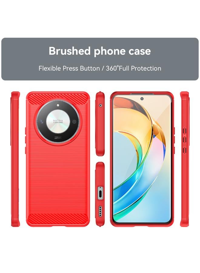 زبون جراب هاتف Honor X9B من ألياف الكربون المصقولة TPU - Image 2