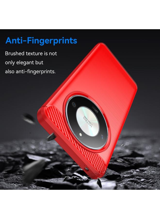 زبون جراب هاتف Honor X9B من ألياف الكربون المصقولة TPU - Image 3