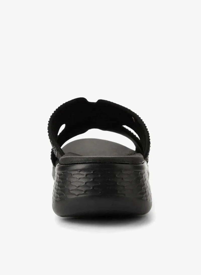 Le Confort BLACK Women Embellished Slide Sandals Ramadan Collection for Women | Best Price UAE