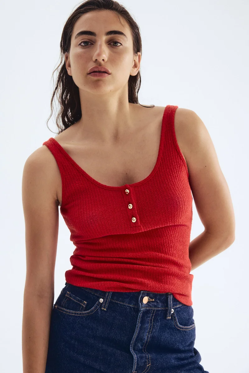 H&M Rib-knit vest top
