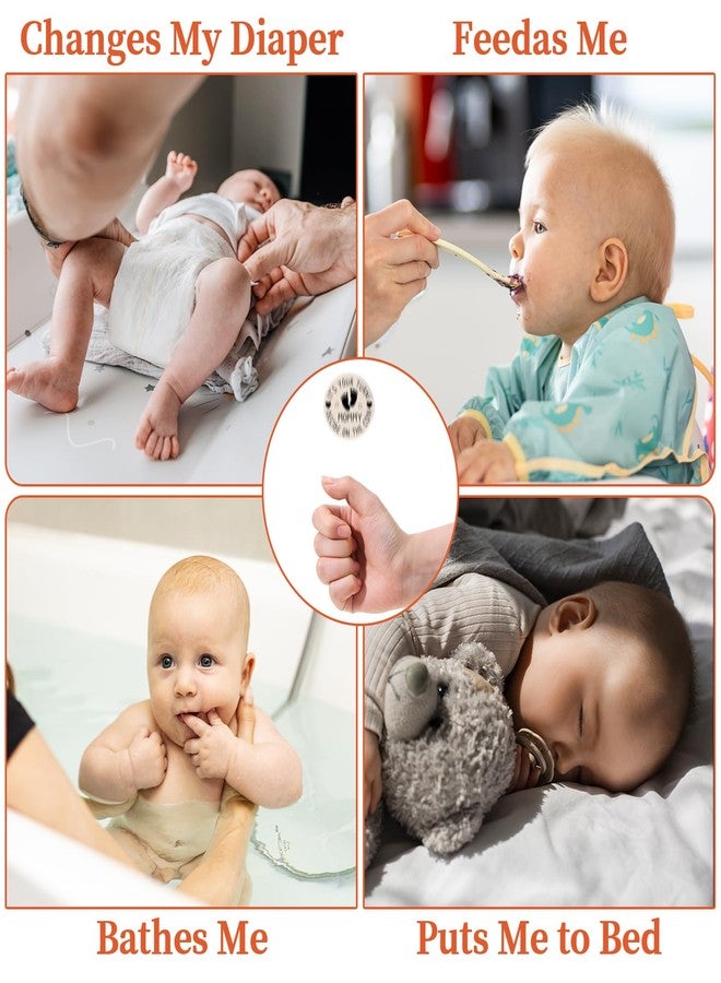PartyYeah New Parents Decision Coin Wooden Commemorative Coin Newborn Gift Wooden Decision Flip Co-in New Mum Daddy Gifts - Image 4