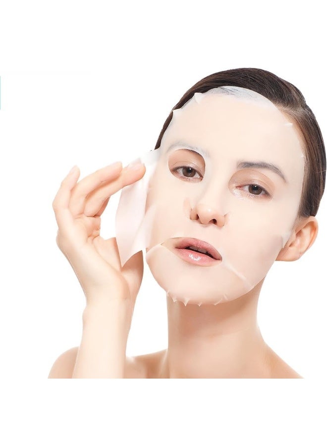 SAFENHAND Compressed Facial Mask, 100 Pcs Disposable Sheet Skin Care Sheet Beauty DIY Compressed Mask, Skin Care Face Sheet Facial Paper Natural Cotton Wrapped Paper - Image 2