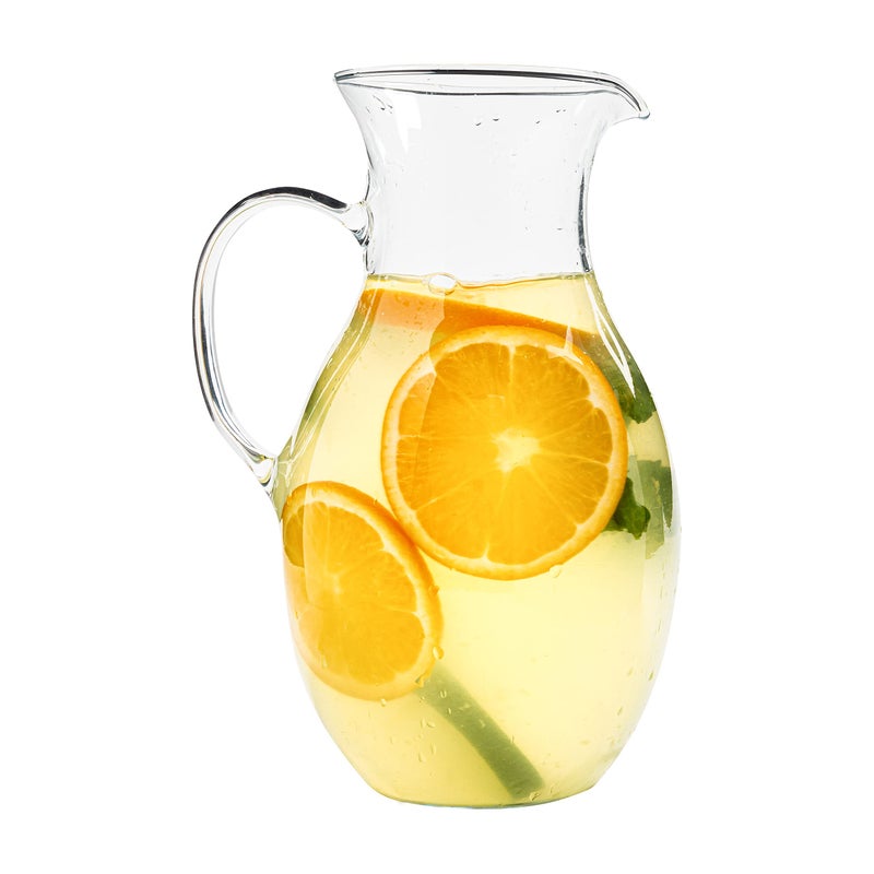 Simax Glass Pitcher With Spout 15 Quart Borosilicate Glass Pitchers With Handle Made in Europe Glass Water Cocktail Margarita Sangria Pitcher