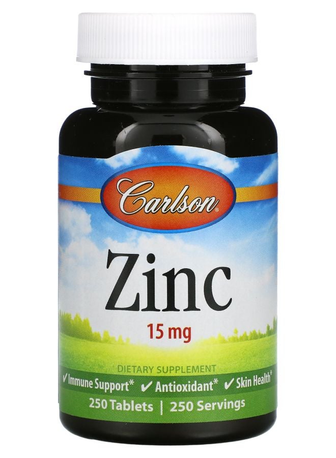 Zinc 15 mg 250 Tablets