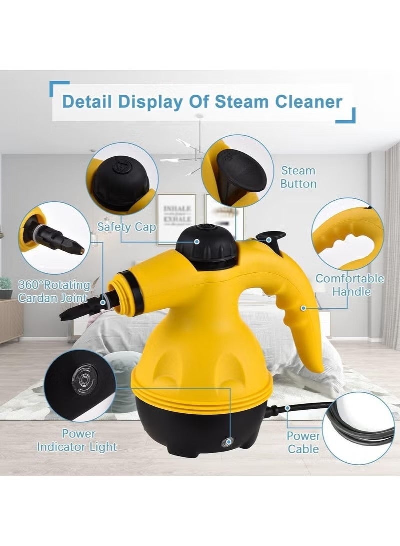 BUYCO Handheld Steam Cleaner – High-Pressure Deep Cleaning Machine with 9 Multi-Purpose Attachments for Home, Kitchen & Car - Image 5