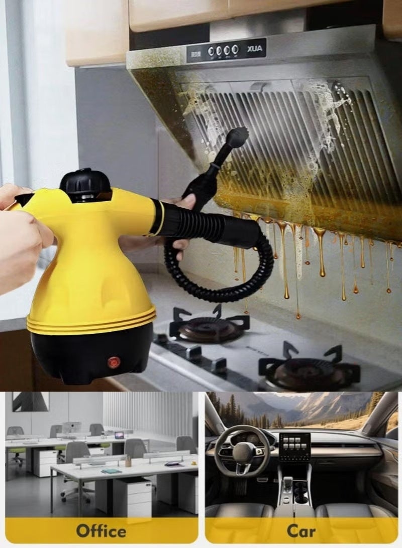 BUYCO Handheld Steam Cleaner – High-Pressure Deep Cleaning Machine with 9 Multi-Purpose Attachments for Home, Kitchen & Car - Image 4