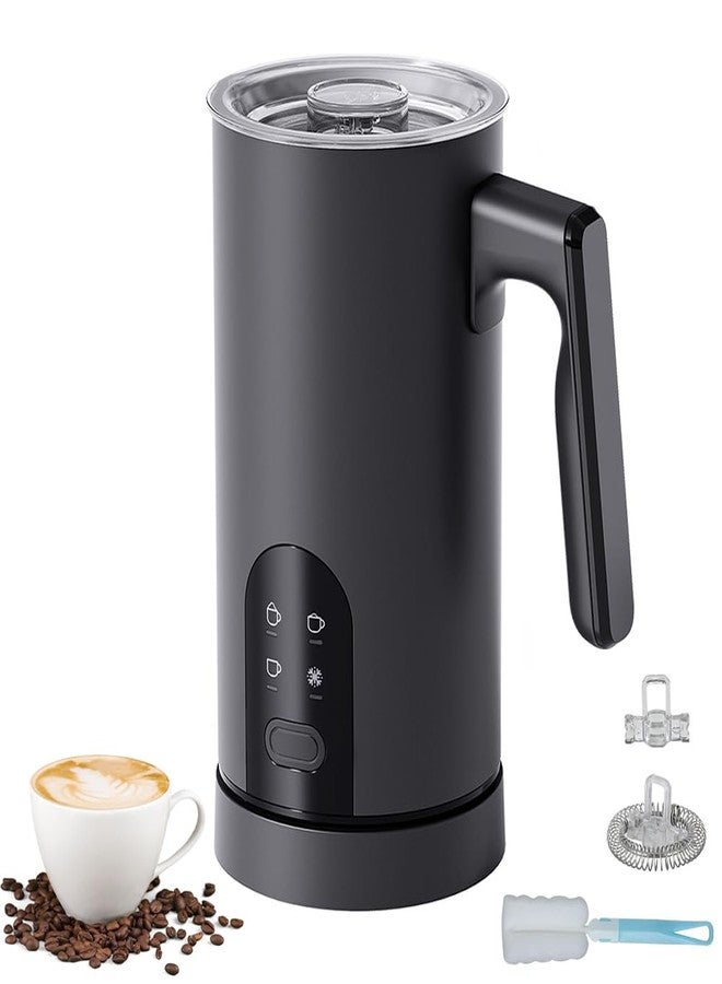 Dexmary Automatic Milk Frother, 4-in-1 Multifunctional Hot and Cold Foam Maker with Premium Stainless Steel, Fast & Quiet Milk Frother and Warmer for Perfect Latte, Cappuccino and Hot Chocolate - Image 1