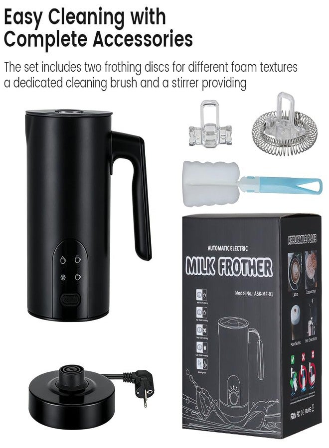 Dexmary Automatic Milk Frother, 4-in-1 Multifunctional Hot and Cold Foam Maker with Premium Stainless Steel, Fast & Quiet Milk Frother and Warmer for Perfect Latte, Cappuccino and Hot Chocolate - Image 4