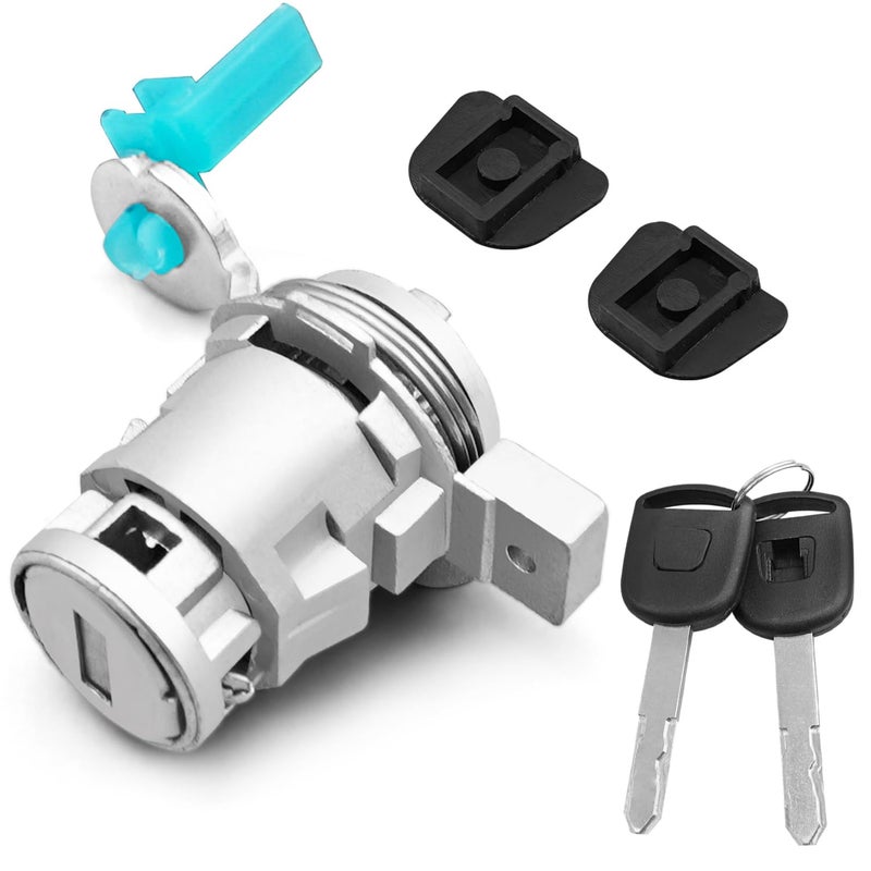 HUQUZN Door Lock Cylinder with Keys Driver Side Fit for Honda Pilot 35L 2003 2004 2005 2006 2007 2008 Replace 72185S9VA21 72185S9VA21 - Image 3