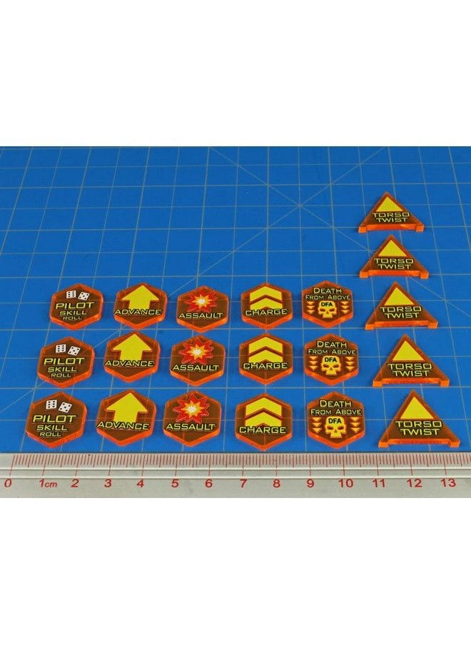 LITKO Mecha Combat Actions Token Set ; Compatible With Battletech (Variety Pack)  - Image 4