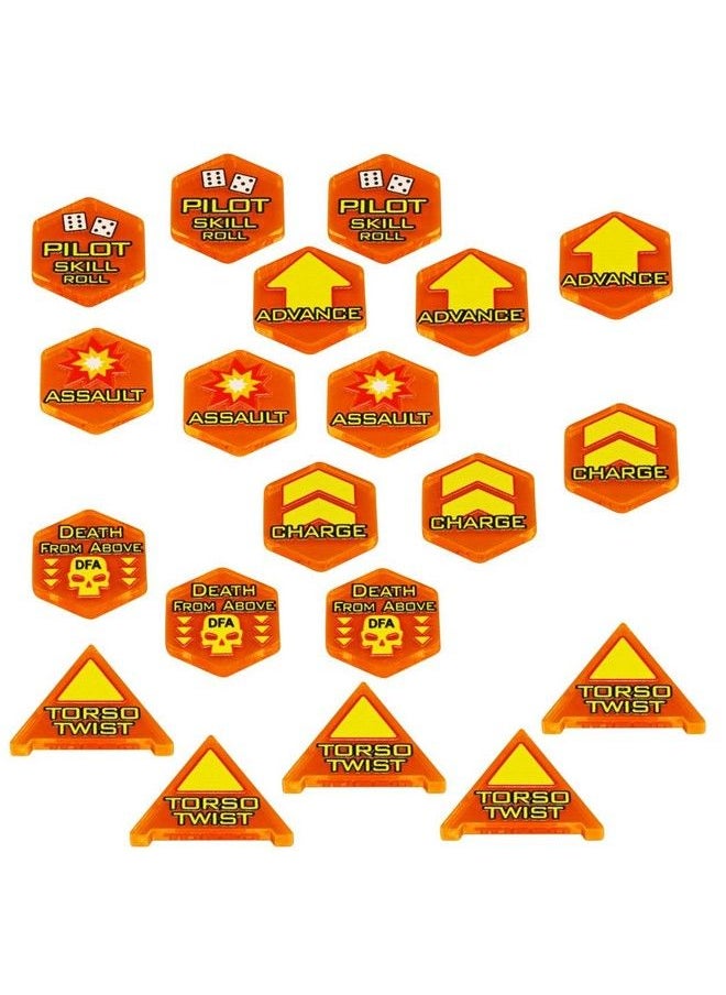 LITKO Mecha Combat Actions Token Set ; Compatible With Battletech (Variety Pack)  - Image 1
