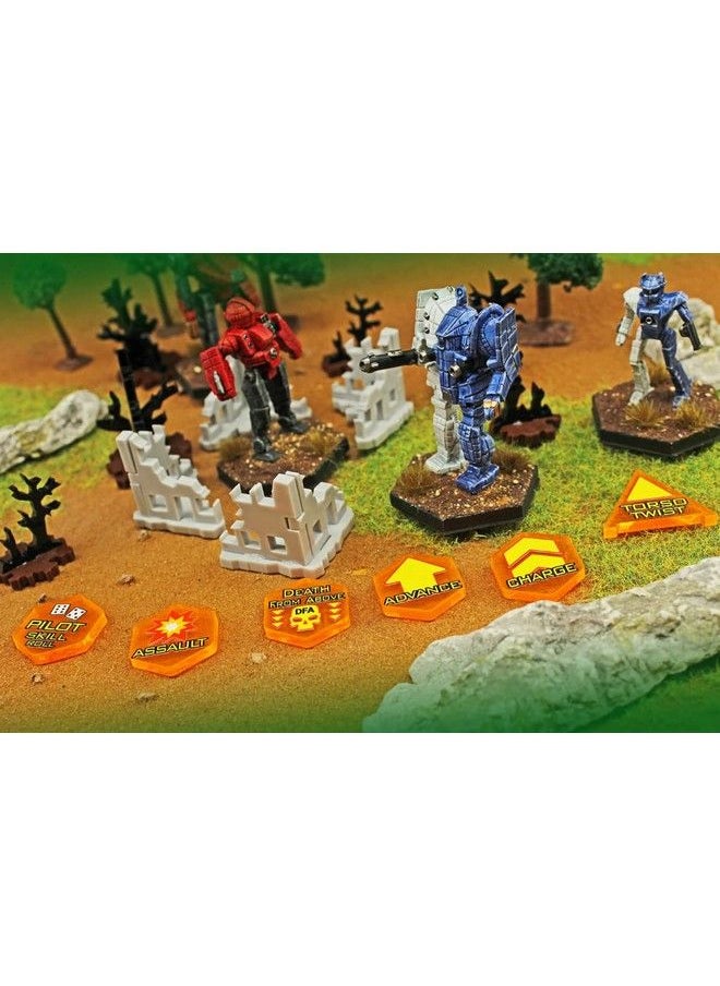 LITKO Mecha Combat Actions Token Set ; Compatible With Battletech (Variety Pack)  - Image 3