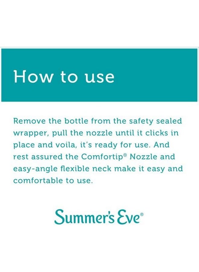 Summer's Eve - (Pack of 4 Bottles) Summer's Eve Fresh Scent Douche Vinegar & Water, Feminine Wash, 4.5oz Bottles. PH Balanced, Naturally Inspired, Gynecologist Tested (Pack of 4 Bottles, 4.5oz Each Bottle) - Image 1