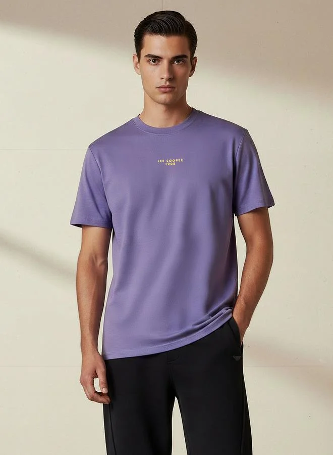 Lee Cooper Lee Cooper Men Regular Fit Crew Neck Short Sleeve Printed T-shirt